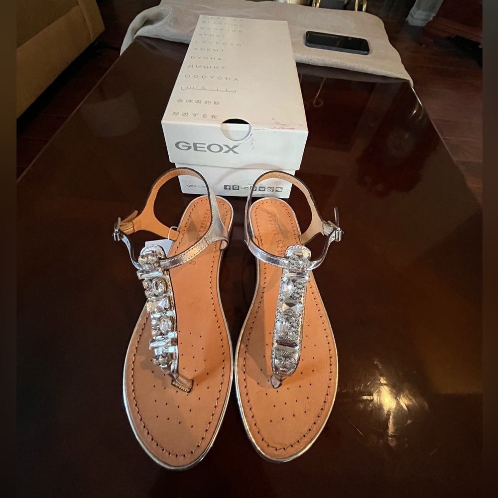 Geox sandal new never worn